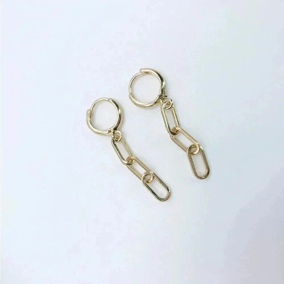 JCD Jewelry - HUGGIE Chain Hoops Earrings